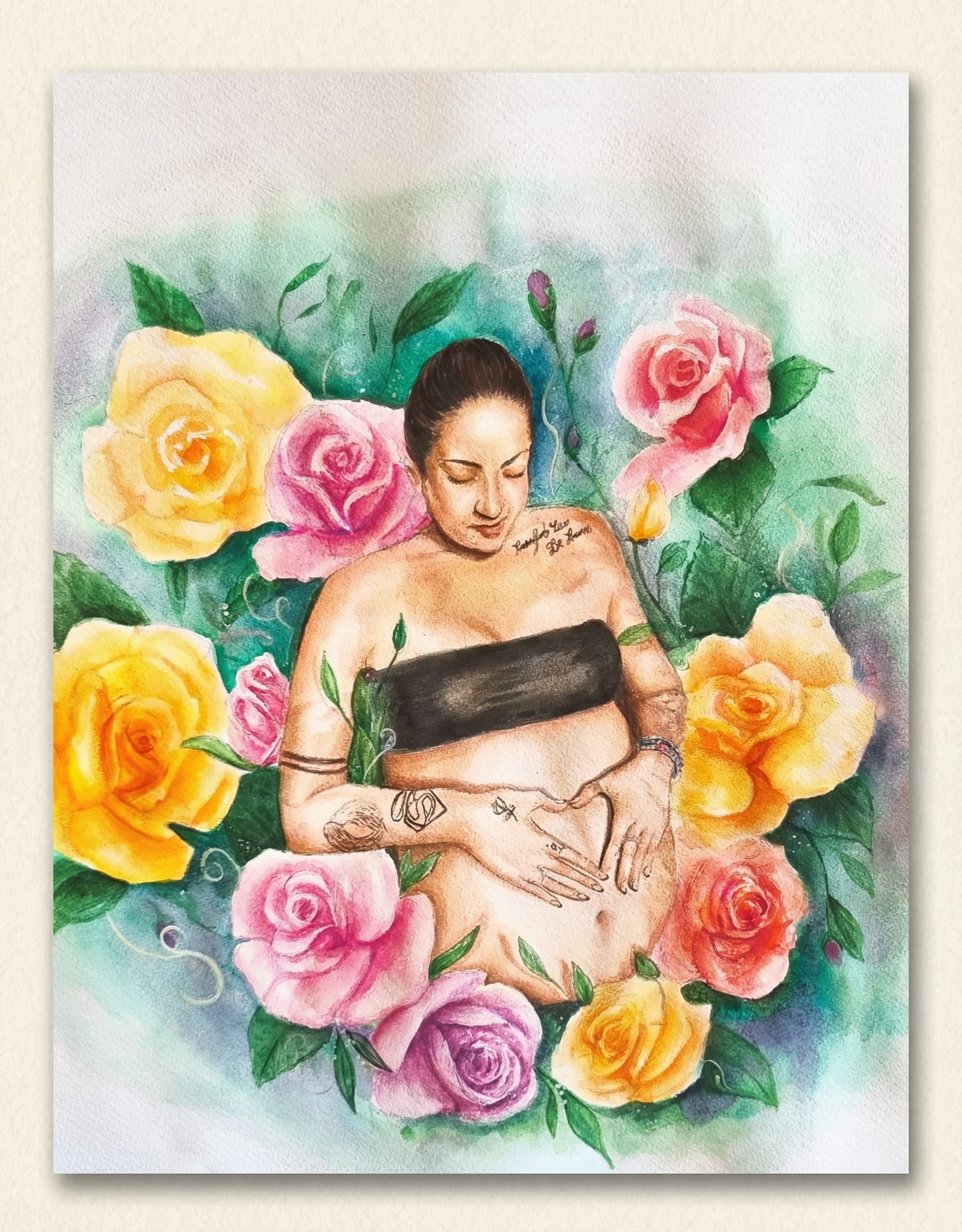 Watercolor and Mixed Media Work